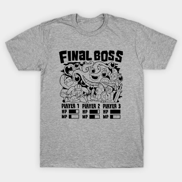 Final Boss T-Shirt by artlahdesigns